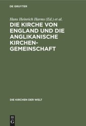 book Die Kirche von England und die Anglikanische Kirchengemeinschaft