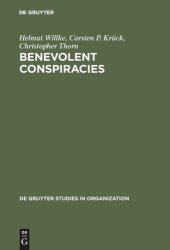 book Benevolent Conspiracies: The Role of Enabling Technologies in the Welfare of Nations. The Cases of SDI, Sematech, and Eureka