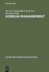 book Korean Management: Global Strategy and Cultural Transformation