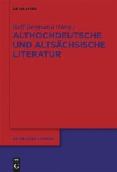 book Althochdeutsche und altsächsische Literatur