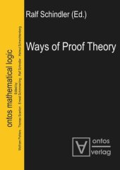 book Ways of Proof Theory