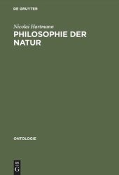 book Philosophie der Natur: Abriß der speziellen Kategorienlehre