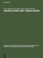 book Grundlagen der Tribochemie