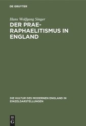 book Der Prae-Raphaelitismus in England