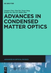 book Advances in Optical Physics: Volume 7 Advances in Condensed Matter Optics