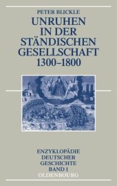 book Unruhen in der ständischen Gesellschaft 1300-1800