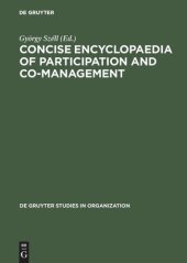 book Concise Encyclopaedia of Participation and Co-Management