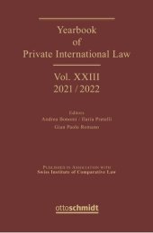 book Yearbook of Private International Law: Yearbook of Private International Law Vol. XXIII - 2021/2022