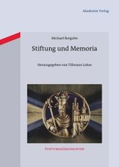 book Stiftung und Memoria