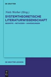 book Systemtheoretische Literaturwissenschaft: Begriffe - Methoden - Anwendungen