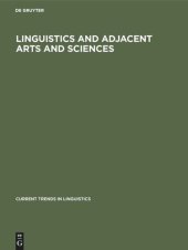 book Linguistics and Adjacent Arts and Sciences