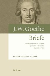 book Briefe: Band 8 Briefe 20. Juni 1788 – Ende 1790