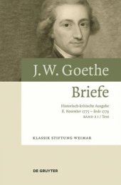 book Briefe: BAND 3 8. November 1775 – Ende 1779