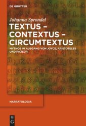 book Textus - Contextus - Circumtextus: Mythos im Ausgang von Joyce, Aristoteles und Ricoeur