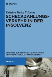 book Scheckzahlungsverkehr in der Insolvenz