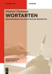 book Wortarten: Eine Einführung aus funktionaler Perspektive