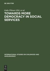 book Towards More Democracy in Social Services: Models of Culture and Welfare