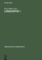 book Linguistik I: Lehr- und Übungsbuch zur Einführung in die Sprachwissenschaft