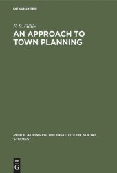 book An Approach To Town  Planning