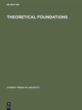 book Theoretical Foundations