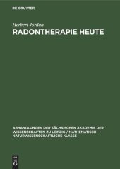 book Radontherapie heute