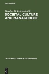 book Societal Culture and Management