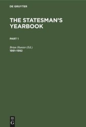 book The Statesman's Yearbook: 1991–1992