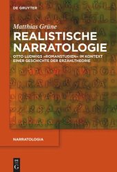 book Realistische Narratologie: Otto Ludwigs "Romanstudien" im Kontext einer Geschichte der Erzähltheorie