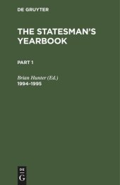 book The Statesman's Yearbook: 1994–1995