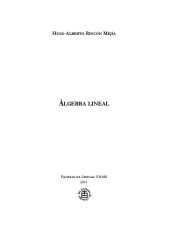 book Álgebra Lineal