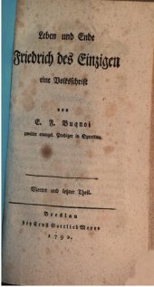 book Leben und Ende Friedrichs des Einzigen : Eine Volksschrift