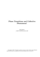 book Phase transitions and collective phenomena