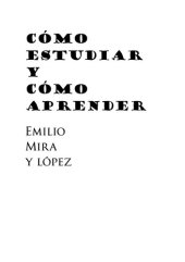 book Cómo estudiar y cómo aprender