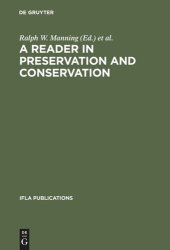 book A Reader in Preservation and Conservation