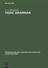 book Vedic grammar