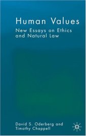 book Human Values: New Essays on Ethics and Natural Law