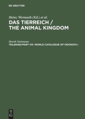 book Das Tierreich / The Animal Kingdom. Tlbd/Part 110 World Catalogue of Odonata I: Zygoptera