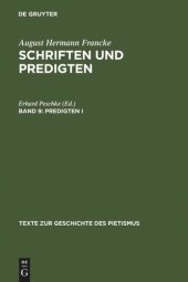 book Schriften und Predigten: Band 9 Predigten I