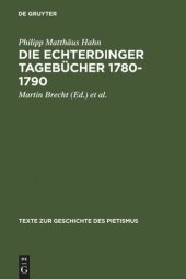 book Die Echterdinger Tagebücher 1780-1790