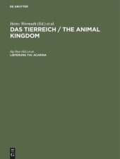 book Das Tierreich / The Animal Kingdom. Lieferung 71a Acarina: Eupopidae, Penthalodidae, Penthaleidae, Rhagidiidae, Pachygnathidae, Cunxidae