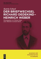 book Der Briefwechsel Richard Dedekind – Heinrich Weber