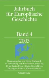 book Jahrbuch für Europäische Geschichte / European History Yearbook: Band 4 2003