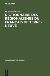 book Dictionnaire des régionalismes du français de Terre-Neuve