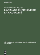 book L’analyse empirique de la causalité