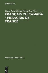 book Français du Canada - Français de France: Actes du cinquième Colloque international de Bellême du 5 au 7 juin 1997