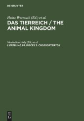 book Das Tierreich / The Animal Kingdom: Lieferung 63 Pisces 3: Crossopterygii