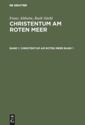 book Christentum am Roten Meer: Band 1