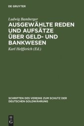 book Ausgewählte Reden und Aufsätze über Geld- und Bankwesen