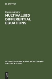 book Multivalued Differential Equations