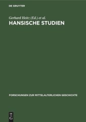 book Hansische Studien: Heinrich Sproemberg zum 70. Geburtstag